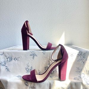 maroon heels